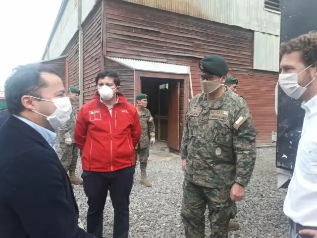 Autoridades agradecen a CMPC por su colaboración en esta pandemia.