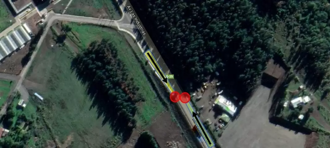 Av. Las Industrias acceso Norte (FrenteCMPC)