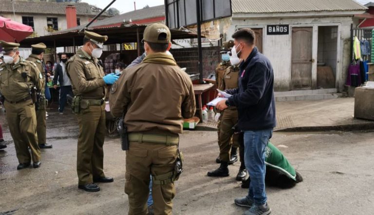 Sujeto con covid fue sorprendido vendiendo productos marinos en una feria de Lota