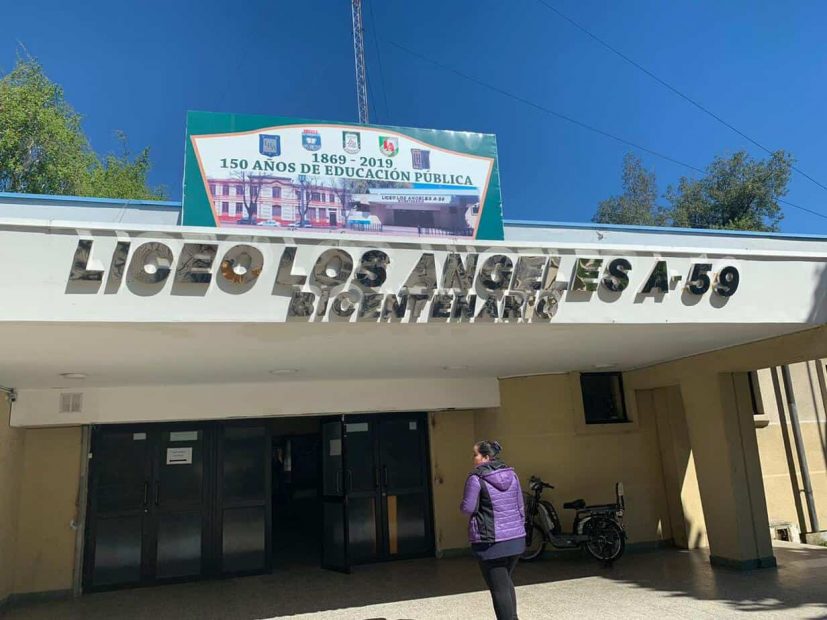 Funcionaria del Liceo Bicentenario paradocente accidente laboral