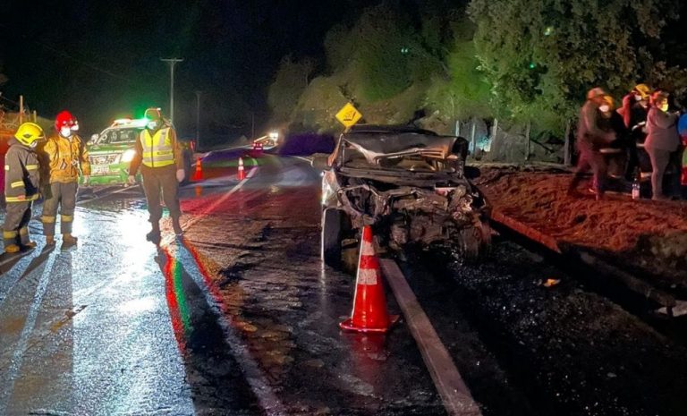 Un muerto y 4 heridos de gravedad deja accidente camino a Ralco