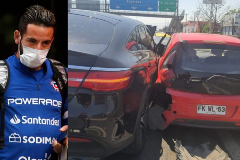 Acusan que Mauricio Isla escapó tras protagonizar un accidente automovilístico