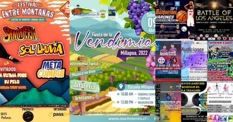 Variados panoramas trae este fin de semana la provincia de Biobío