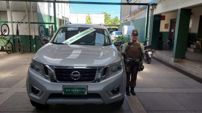 Detenidos por receptación de vehículo quedaron en libertad tras ser detenidos en Yumbel