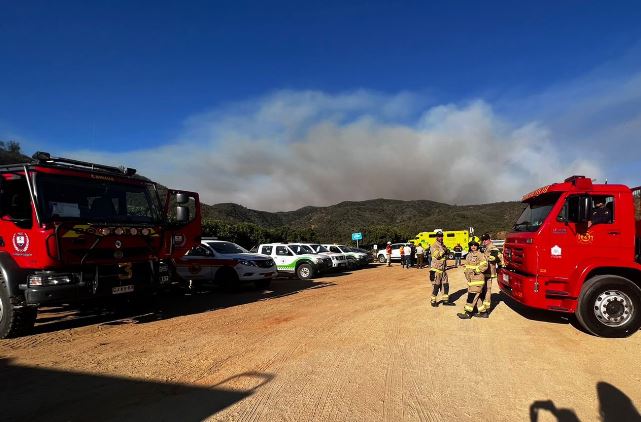 Hombre falleció en incendio forestal de Colliguay: estaba ayudando a familia