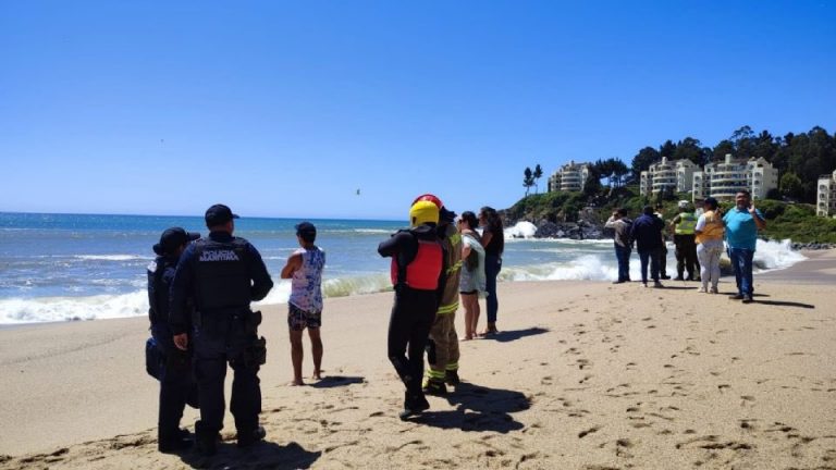 Encuentran a padre que estaba desaparecido en el mar tras tragedia en Pingueral