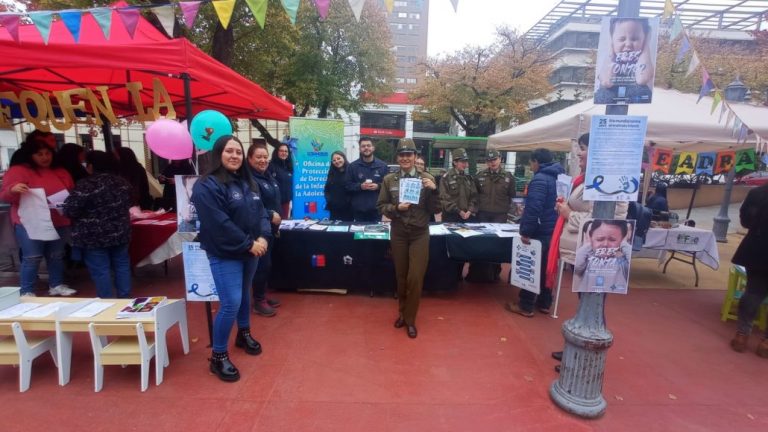 Los Ángeles: conmemoran Día contra el Maltrato Infantil en la Plaza de Armas