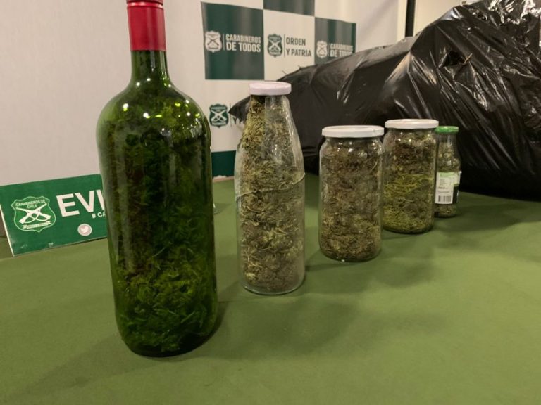 Operativo en Los Ángeles: más de 6 kilos de marihuana, moto recuperada y un detenido