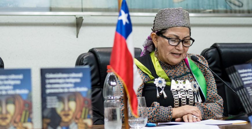 Elisa Loncon presenta libro sobre el colonialismo cultural en Alto Biobío y aboga por una educación intercultural