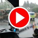 Los Ángeles: Camión protagonizó volcamiento en la Ruta 5 Sur
