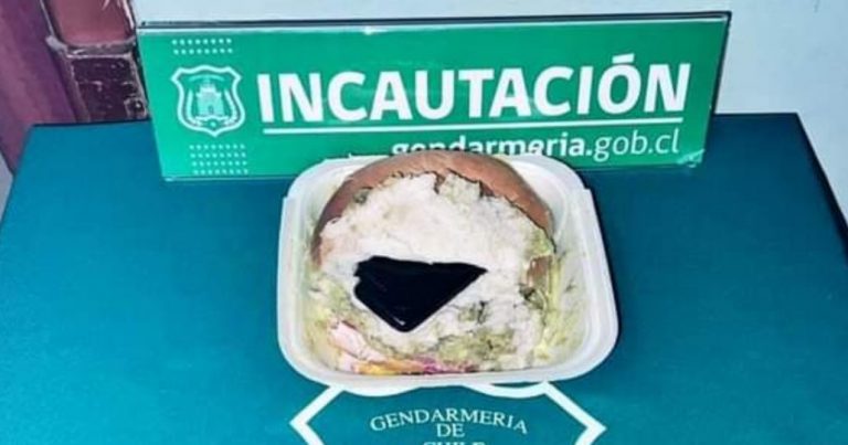 Lomito, palta, tomate, mayo… celular, deja una detenida en cárcel de Yungay