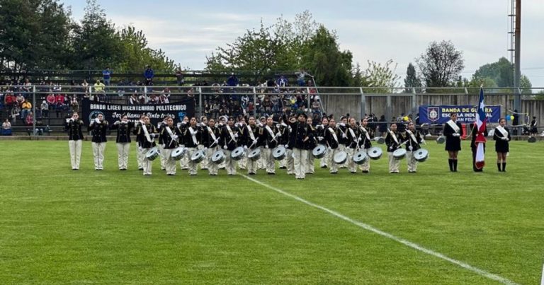 Banda de Guerra de Negrete obtiene tercer lugar en competencia nacional